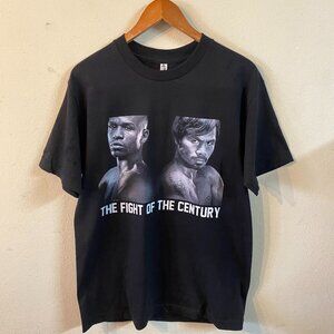 ALSTYLE MEDIUM FIGHT OF THE CENTURY MAYWEATHER VS PACQUIAO T-SHIRT / NEW W/O TAG